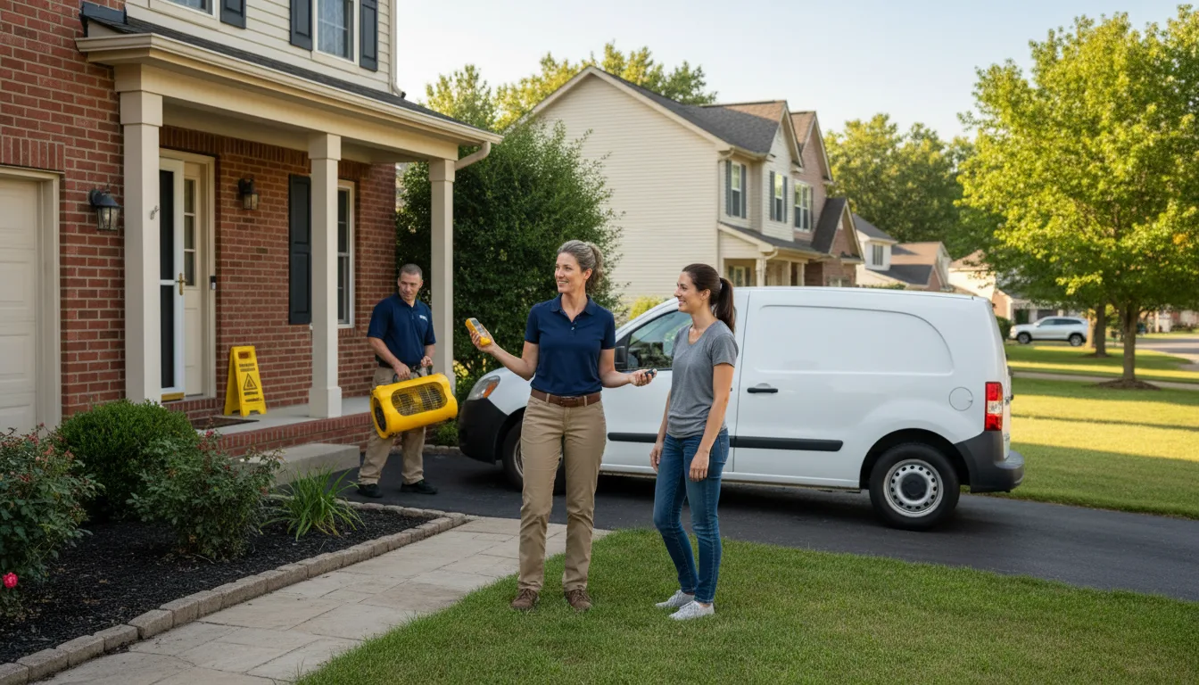 Water restoration image for Mildew Remediation in Greenville, IN
